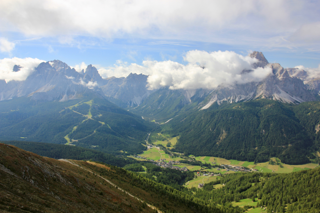 Blick in die Sextner Dolomiten